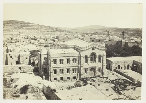 The New English Church from the Tower of Hippicus, Jerusalem by Francis Frith, photograph, 1857