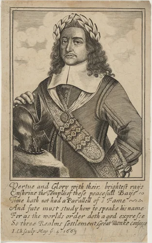 George Monk, First Duke of Albemarle by John Chantry; Robert Gaywood, print, 1663