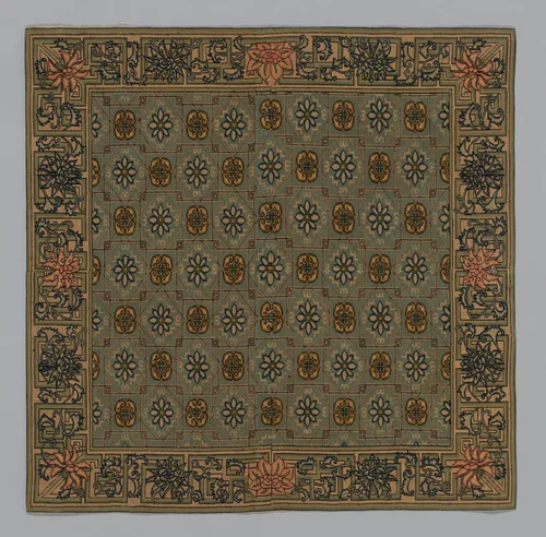 Cushion Cover by China, textile, 1801-1900