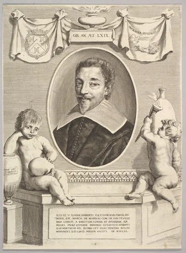 Jean Habert de Montmor by Claude Mellan, print, 1640