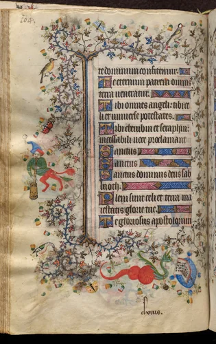 Hours of Charles the Noble, King of Navarre (1361-1425): fol. 52v, Text by Master of the Brussels Initials and Associates, book, 1400-1410