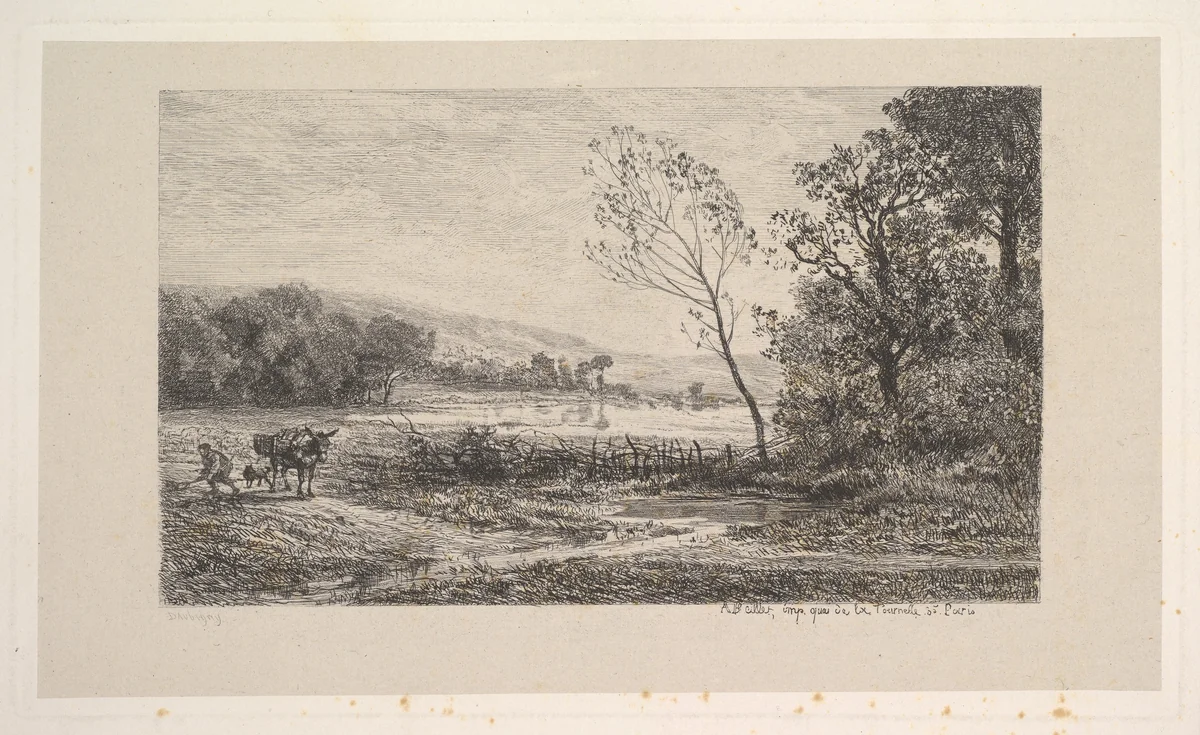 Autumn by Charles-François Daubigny, print, 1848