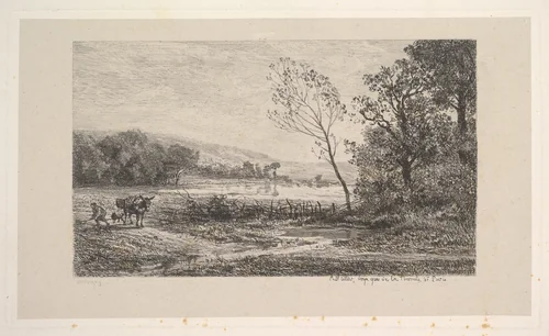 Autumn by Charles-François Daubigny, print, 1848