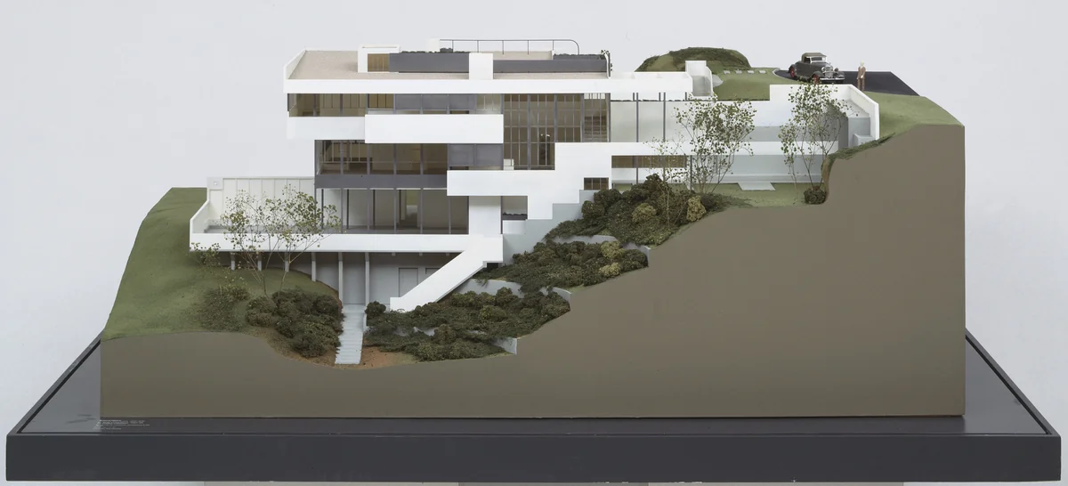 Dr. Phillip M. Lovell House, Los Angeles, California (Scale model, 3/8"=1') by Richard Neutra, architecture, 1927