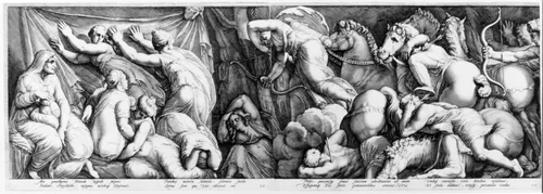 The Story of Niobe by Jan Saenredam, print, 1560-1607