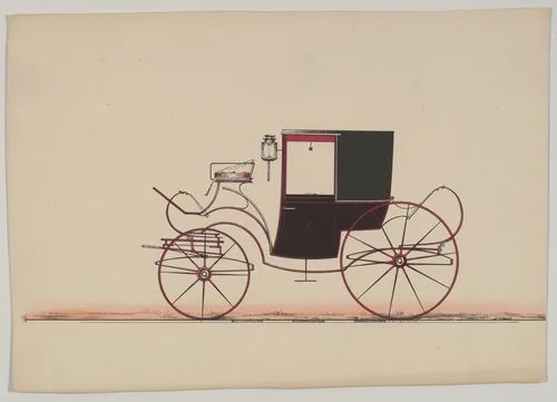 Coupe (unnumbered) by Brewster & Co., print, 1850-1870