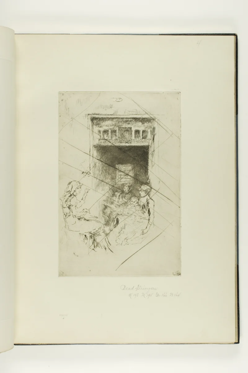 Bead Stringers by James McNeill Whistler, print, 1880