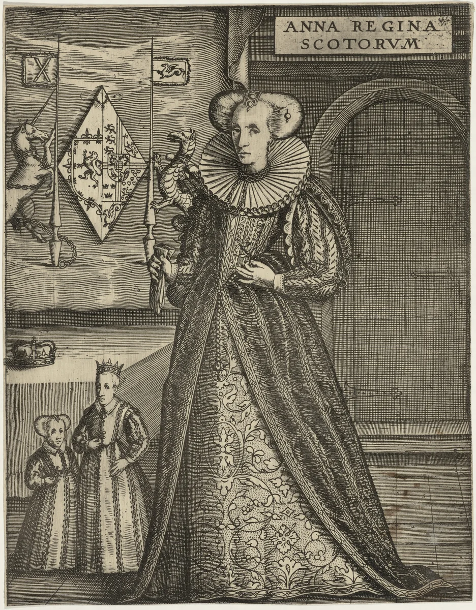 Anne of Denmark by Unknown 19th Century, print, 1800-1899