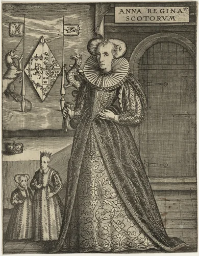 Anne of Denmark by Unknown 19th Century, print, 1800-1899