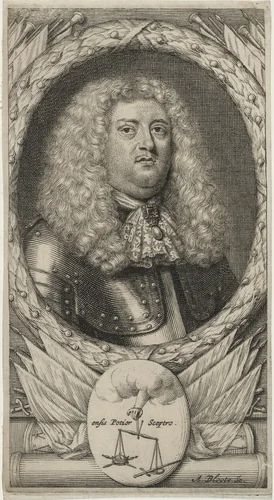 Edward Montagu, First Earl of Sandwich by Abraham Blooteling, print, 1640-1690