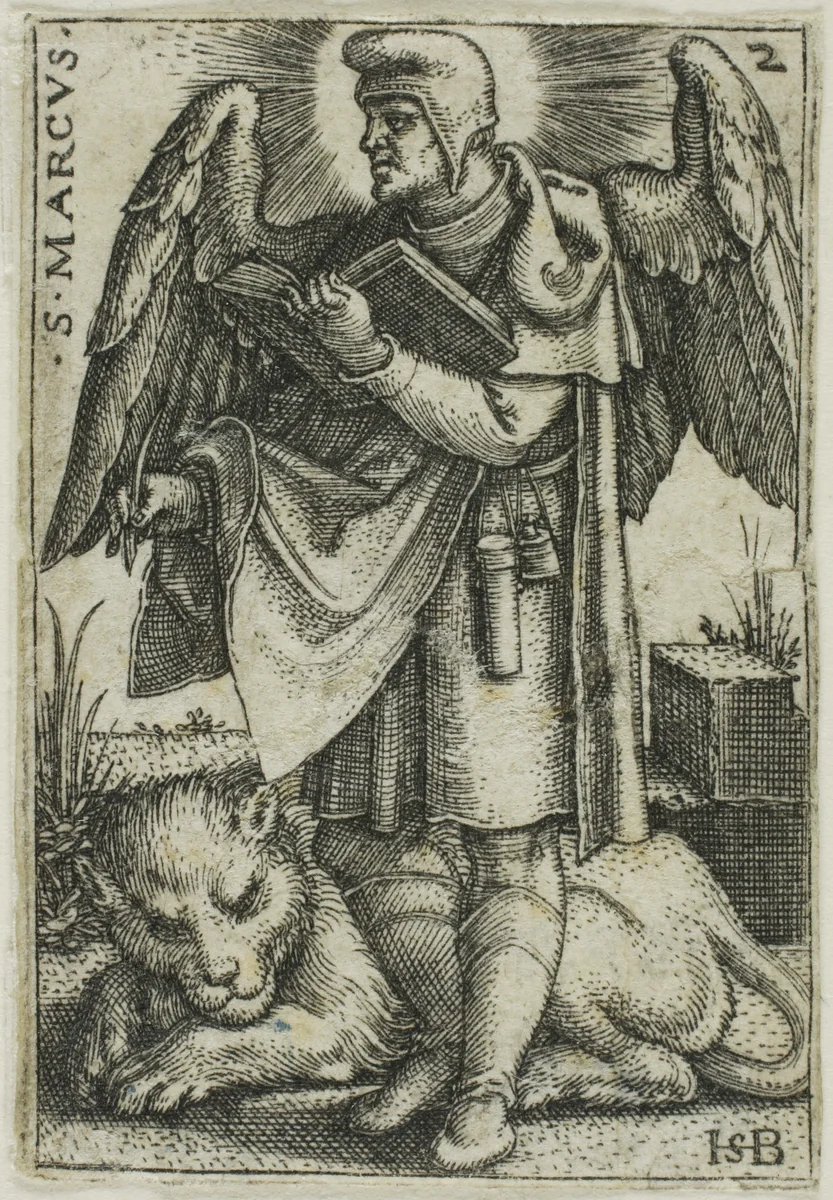 St. Mark, from The Four Evangelists by Sebald Beham, print, 1541
