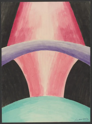 Colored Rhythm: Study for the Film by Léopold Survage, drawing, 1913