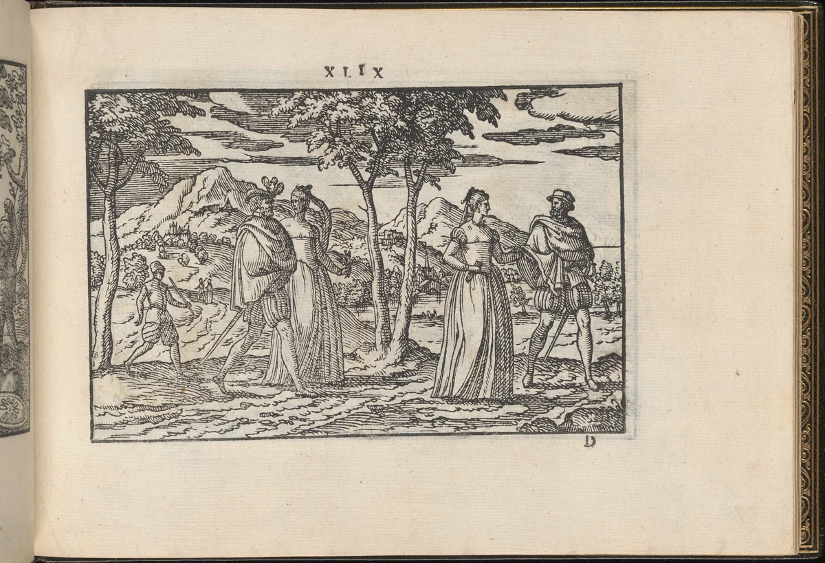 La Vera Perfettione del Disegno di varie sorti di recami, page 25 (recto) by Giovanni Ostaus, book, 1567