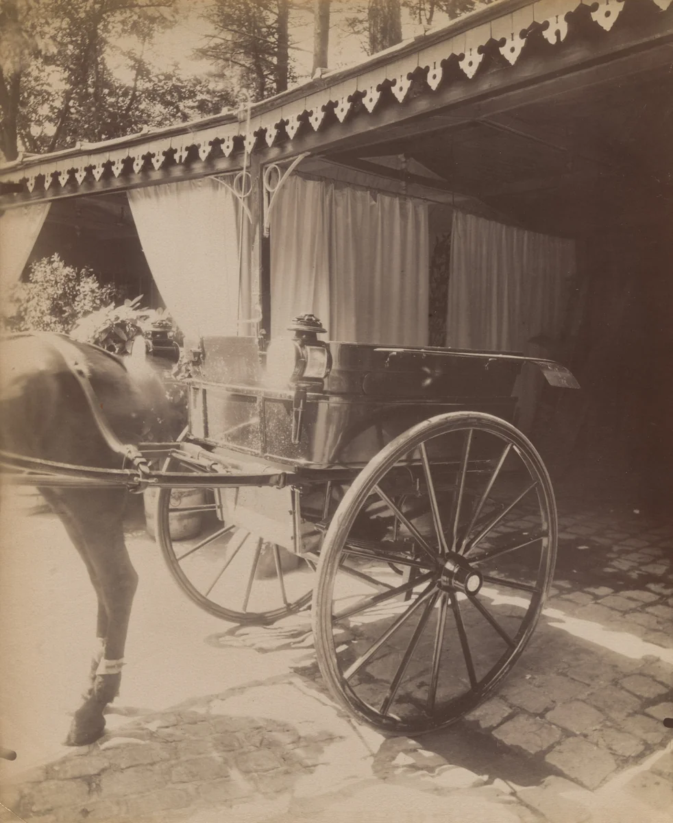 Voiture. Bois de Boulogne by Eugène Atget, photograph, 1900