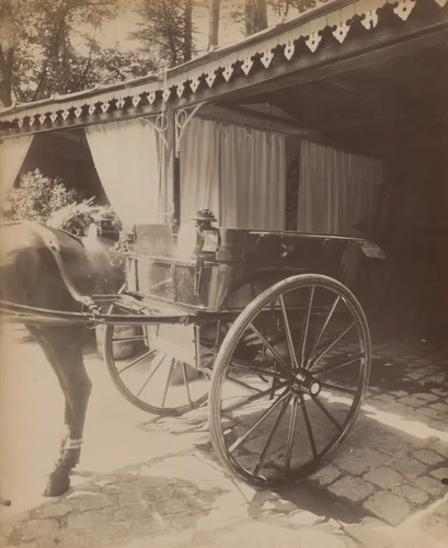 Voiture. Bois de Boulogne by Eugène Atget, photograph, 1900
