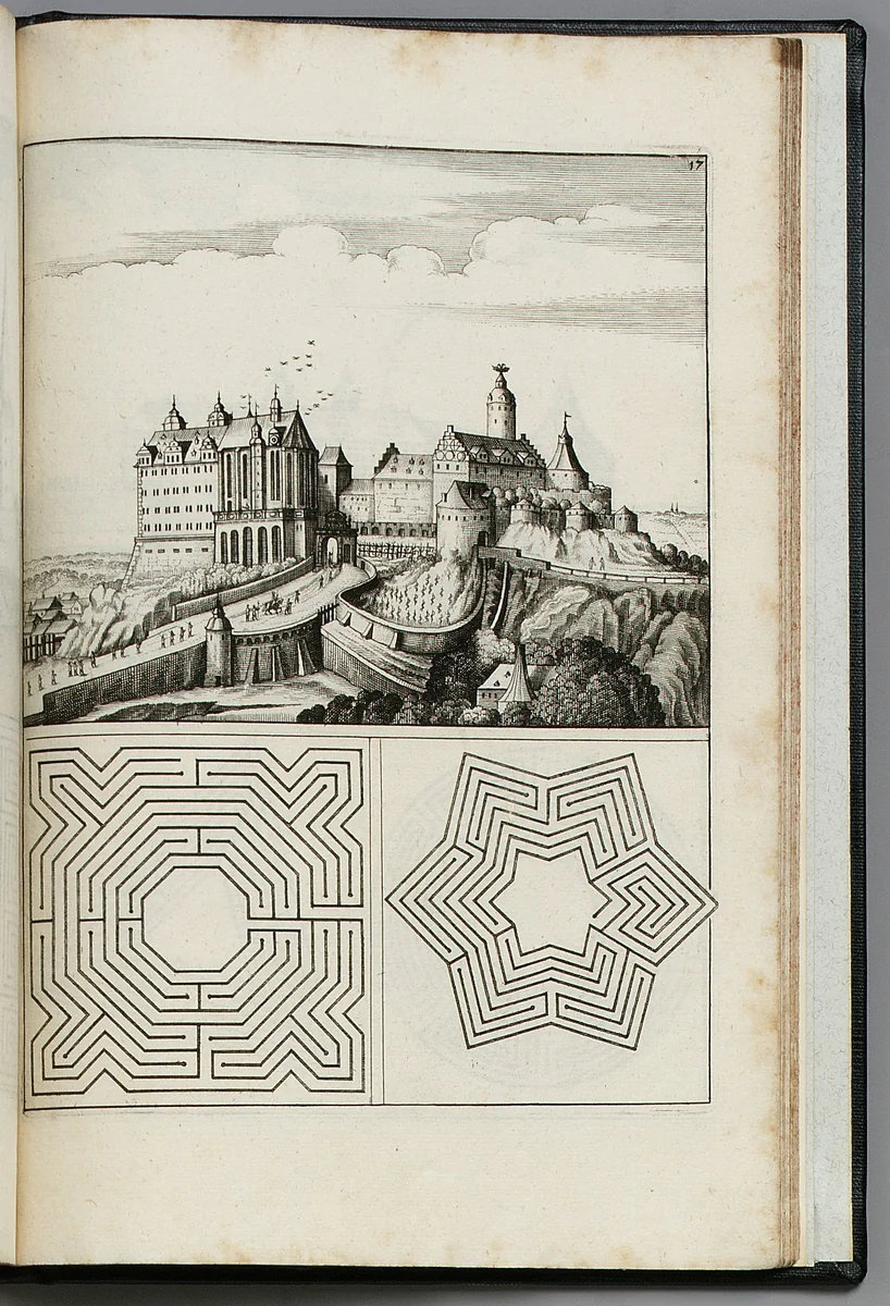 Architectura Curiosa Nova: Das ist, neue ergotzliche Sinn und Kunstreiche auch nutzliche Bau- und Wasser-Kunst . . . by Georg Andreas Böckler, artwork, 1664