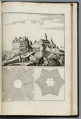 Architectura Curiosa Nova: Das ist, neue ergotzliche Sinn und Kunstreiche auch nutzliche Bau- und Wasser-Kunst . . . by Georg Andreas Böckler, artwork, 1664