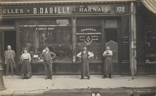 B. Dabilly succr, Orthopédie, Paris by Unidentified Photographer, photograph, 1911