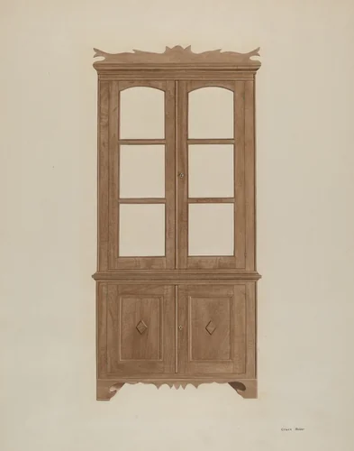 China Closet by Grace Bolser, index of american design, 1940