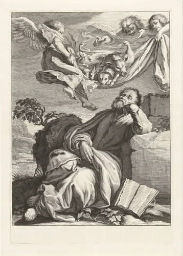 Visioen van Petrus by Jeremias Falck, print, 1655-1677