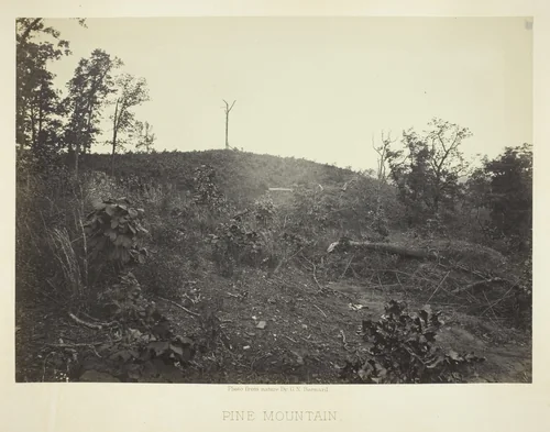 Pine Mountain by George Barnard, photograph, 1866
