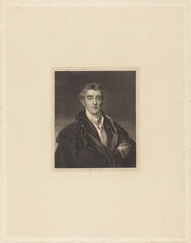 Portrait of a Gentleman by British 18th Century, print, 1700-1799