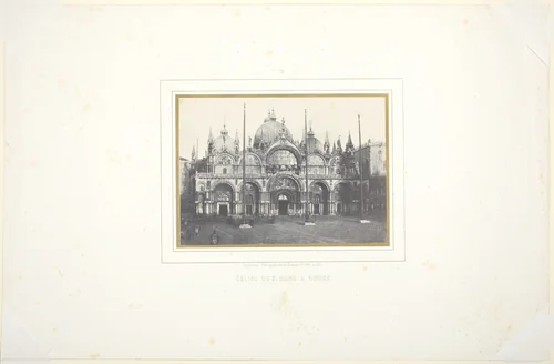 Eglise de St. Marc à Venise by Louis-Désiré Blanquart-Evrard, photograph, 1851