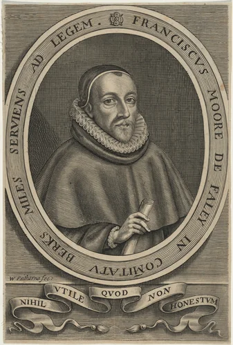 Sir Francis Moore, M.P. by William Faithorne, print, 1663