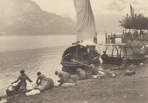 At Lake Como by Alfred Stieglitz, photograph, 1887