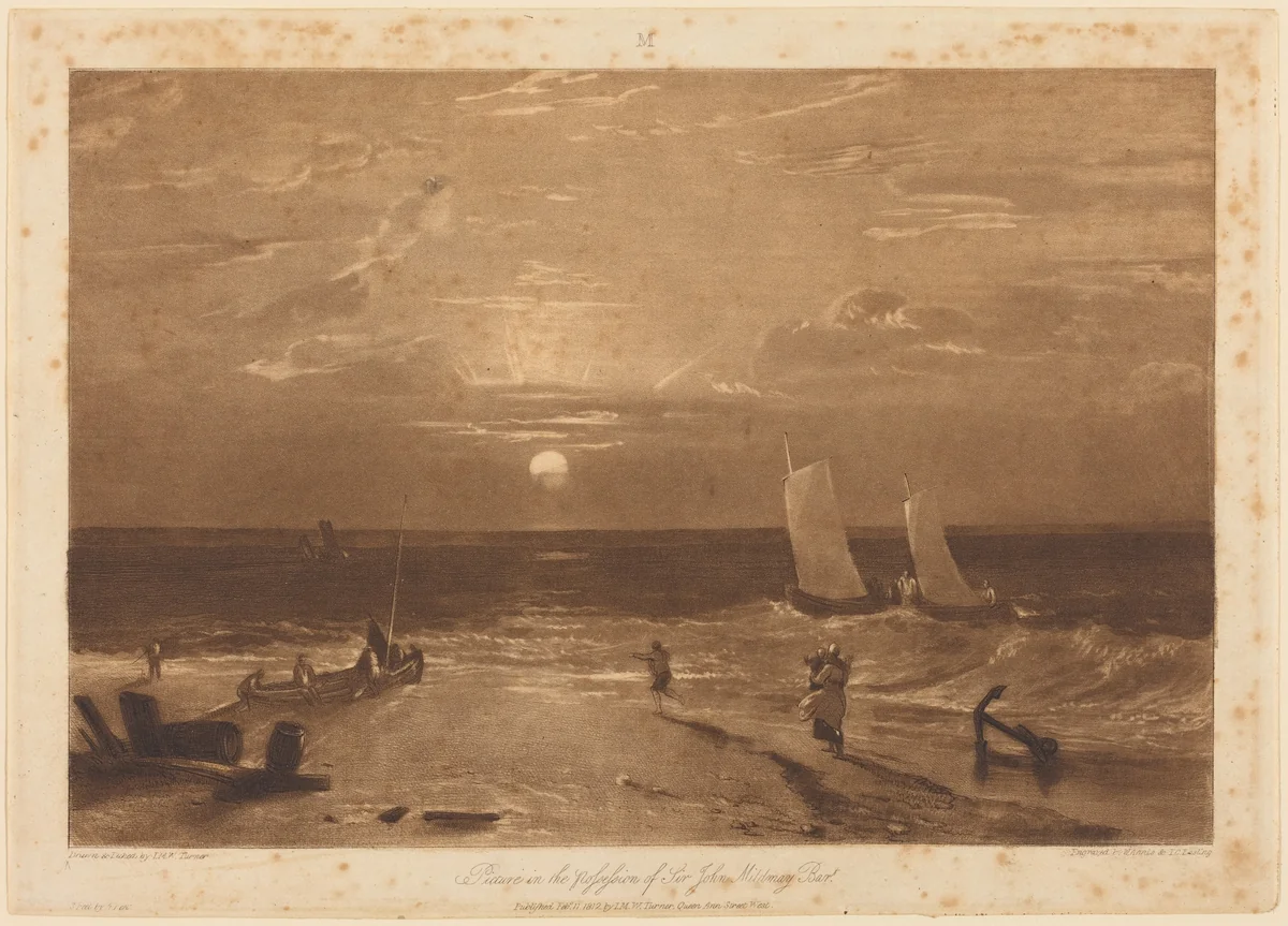 The Mildmay Sea-Piece by W.T. Annis, print, 1812