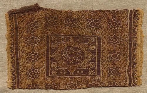 Fragment, Probably Part of a Clavus by Unknown, textile, 300-699