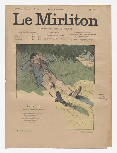 Le Mirliton, no. 110 by Théophile-Alexandre Steinlen, periodical, 1893