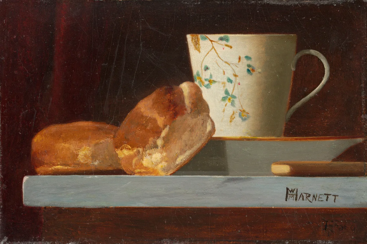 Breakfast by John Frederick Peto, painting, 1890-1899