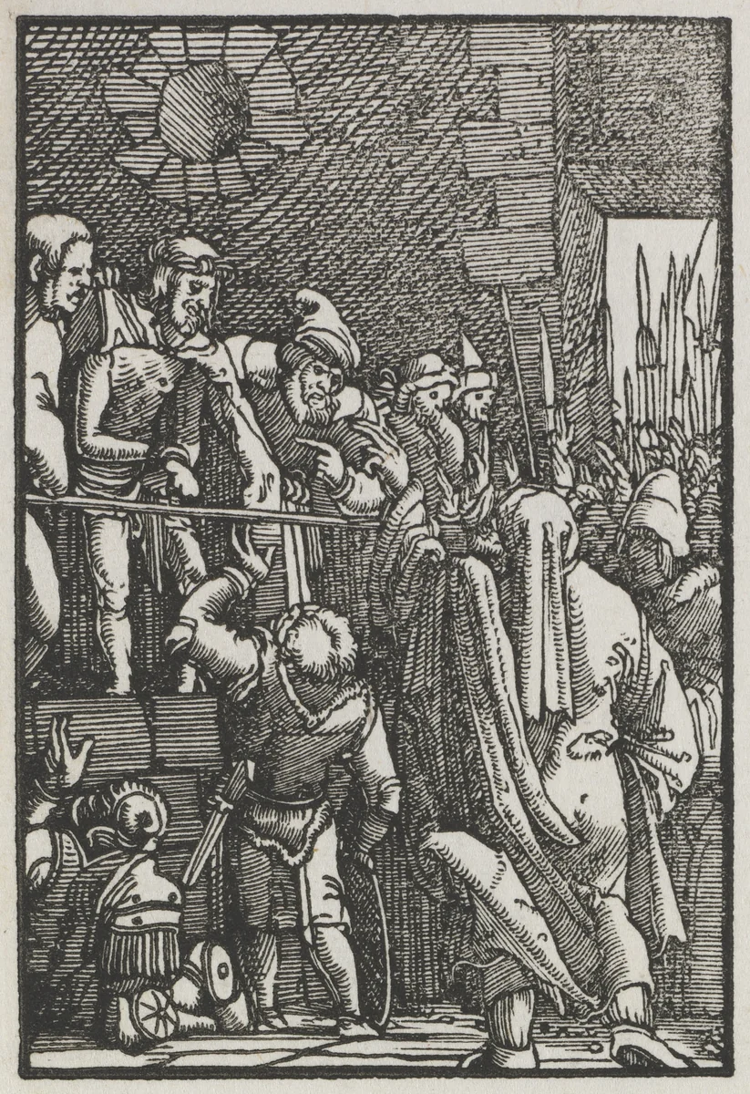 The Fall and Redemption of Man: Ecco Homo by Albrecht Altdorfer, print, 1510-1520