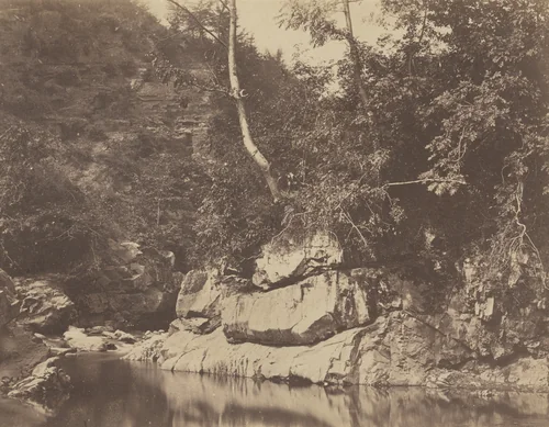 River Scene by G. B. Gething, photograph, 1845-1865