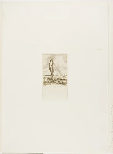 Swift-Sailing Proa, Mulgrave Archipelago, Oceania by Charles Meryon, print, 1866