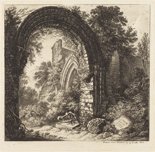 Saxon Arch by George Cuitt, print, 1810