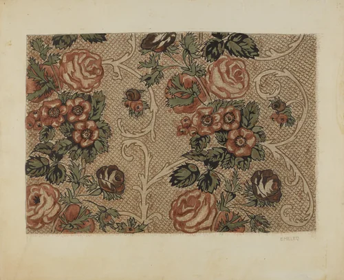 Glazed Chintz by Edith Miller, index of american design, 1937