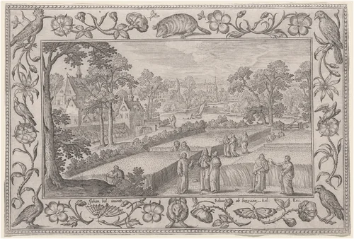 Christ and the Disciples in the Field by Adriaen Collaert
Hans Bol
Eduard van Hoeswinckel, print, 1579-1589