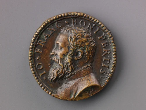 Medal: Bust of Gianfrancesco Boniperti by Pastorino de Pastorini, metalwork, 1547-1553