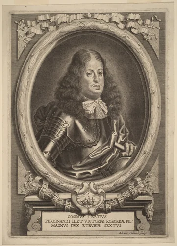 Cosimo III, Grand Duke of Tuscany by Adriaen Haelwegh, print, 1691