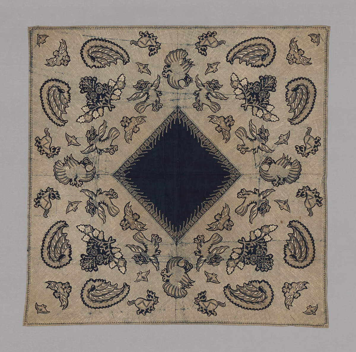 Iket (Headcloth) by Indonesia Java, textile, 1801-1900