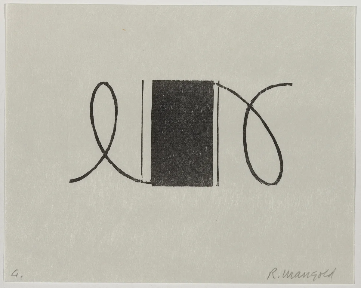 G by Robert Mangold, portfolio, 2000