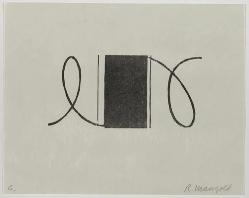 G by Robert Mangold, portfolio, 2000