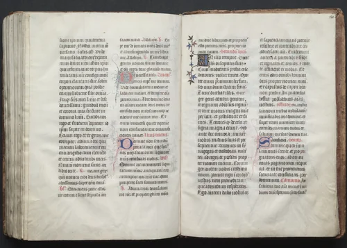 The Gotha Missal: Fol. 159v, Text by Master of the Boqueteaux, book, 1370-1380