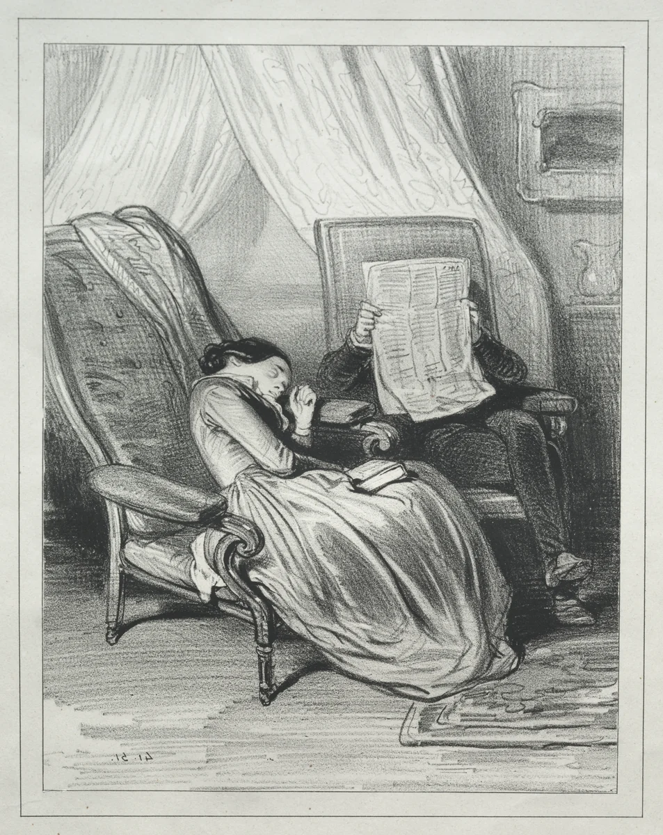 Les Martyrs by Paul Gavarni, print, 1835-1846