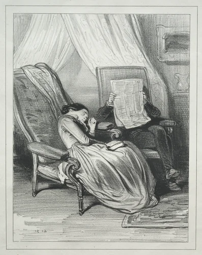 Les Martyrs by Paul Gavarni, print, 1835-1846