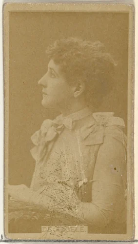 [Actress in profile], from the Actors and Actresses series (N145-8) issued by Duke Sons & Co. to promote Duke Cigarettes by W. Duke, Sons & Co., photograph, 1890-1895