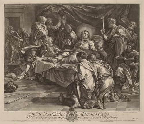 Death of the Virgin by Robert van Audenaerd
Carlo Maratta, print, 1663-1743