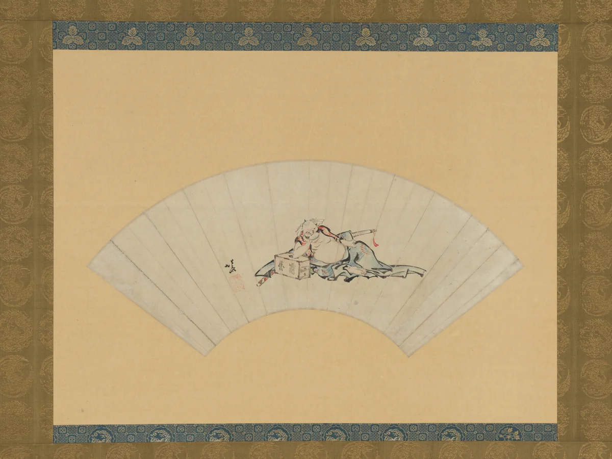 Drunken Asaina by Katsushika Hokusai (葛飾 北斎), painting, 1800-1820